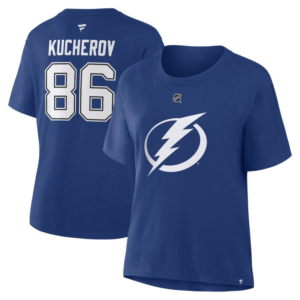 Nikita Kucherov Tampa Bay Lightning Fanatics Women's Authentic Stack Name & Number T-Shirt -  NHL T-shirts
