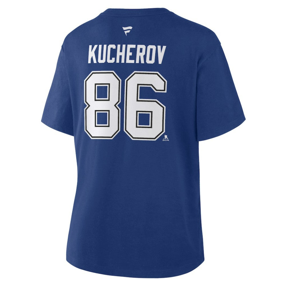 Nikita Kucherov Tampa Bay Lightning Fanatics Women's Authentic Stack Name & Number T-Shirt -  NHL T-shirts