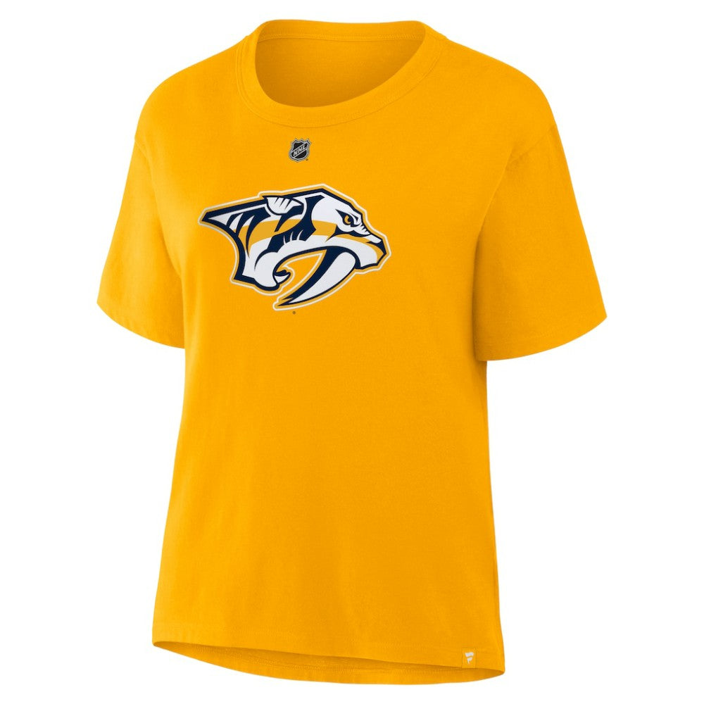 Filip Forsberg Nashville Predators Fanatics Women's Authentic Stack Name & Number T-Shirt -  NHL T-shirts