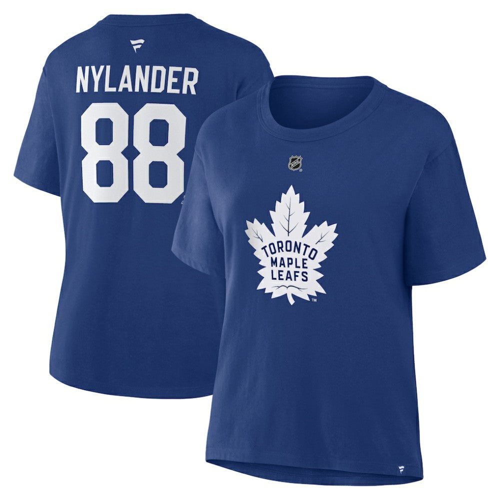 William Nylander Toronto Maple Leafs Fanatics Women's Authentic Stack Name & Number T-Shirt -  NHL T-shirts