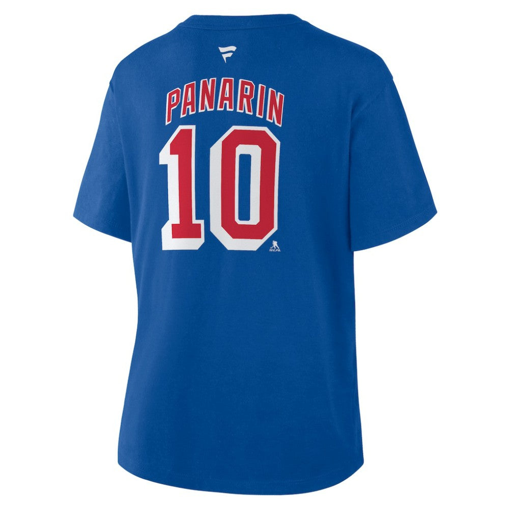 Artemi Panarin New York Rangers Fanatics Women's Authentic Stack Name & Number T-Shirt -  NHL T-shirts