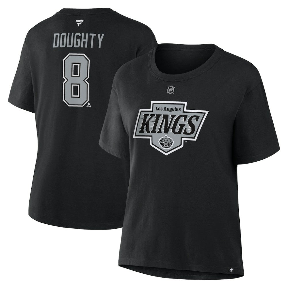 Drew Doughty Los Angeles Kings Fanatics Women's Authentic Stack Name & Number T-Shirt -  NHL T-shirts