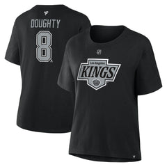Drew Doughty Los Angeles Kings Fanatics Women's Authentic Stack Name & Number T-Shirt -  NHL T-shirts