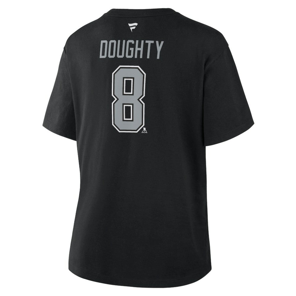 Drew Doughty Los Angeles Kings Fanatics Women's Authentic Stack Name & Number T-Shirt -  NHL T-shirts