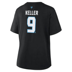 Clayton Keller Utah Mammoth Fanatics Women's Authentic Stack Name & Number T-Shirt -  NHL T-shirts