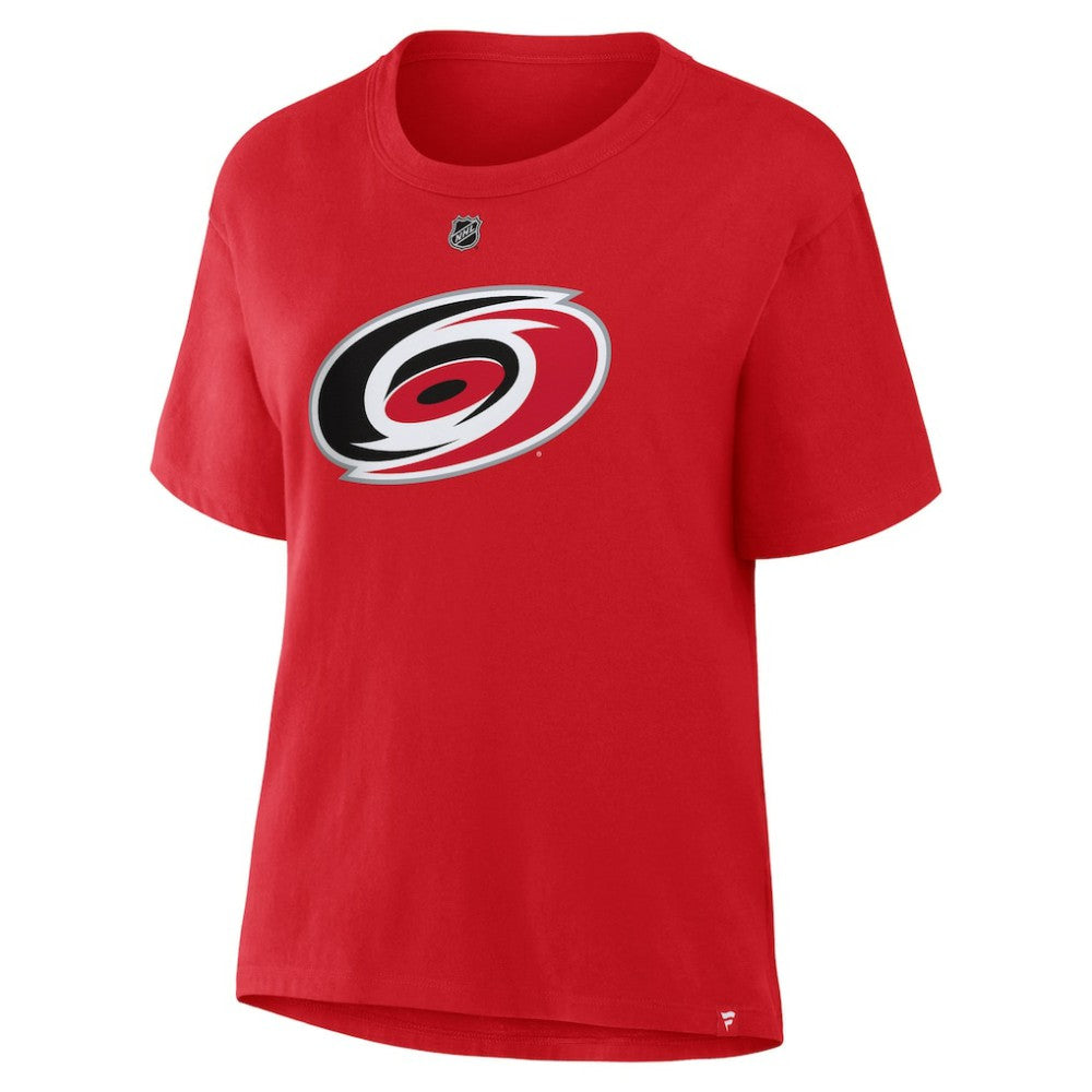 Sebastian Aho Carolina Hurricanes Fanatics Women's Authentic Stack Name & Number T-Shirt -  NHL T-shirts