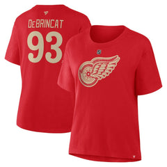 Alex DeBrincat Detroit Red Wings Fanatics Women's Authentic Stack Name & Number T-Shirt -  NHL T-shirts