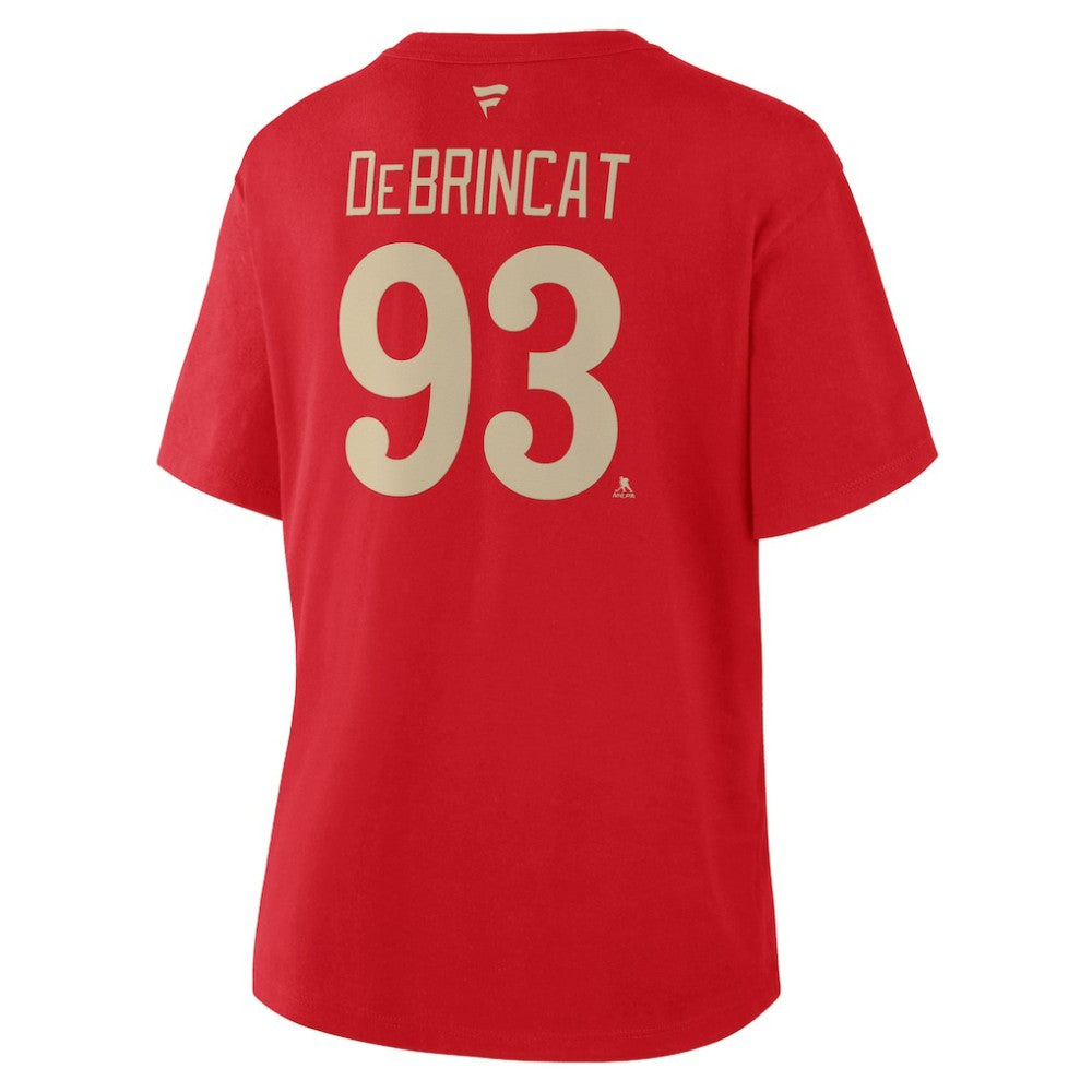 Alex DeBrincat Detroit Red Wings Fanatics Women's Authentic Stack Name & Number T-Shirt -  NHL T-shirts