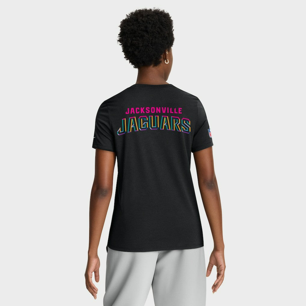 Jacksonville Jaguars Women's 2025 NFL Crucial Catch Tri-Blend Dri-FIT T-Shirt | NFL Sale