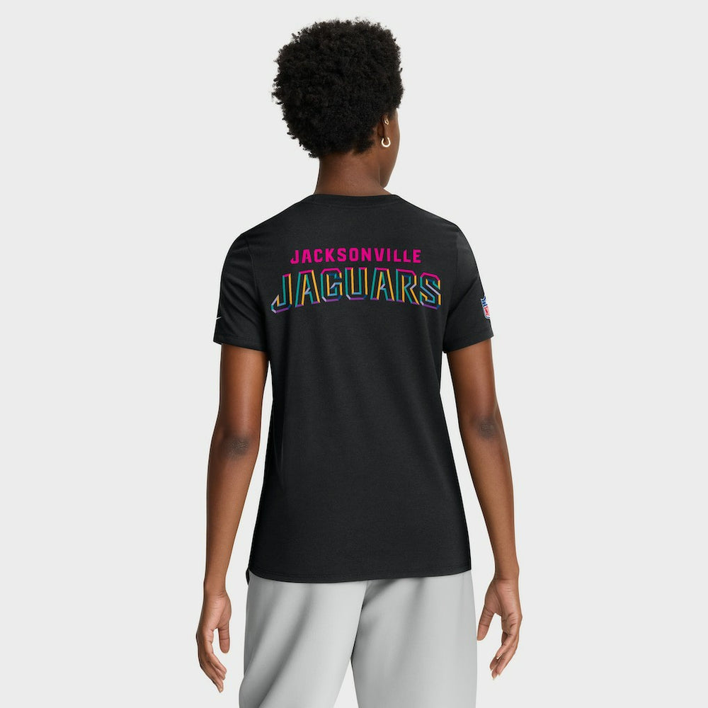 Jacksonville Jaguars Women's 2025 NFL Crucial Catch Tri-Blend Dri-FIT T-Shirt | NFL Sale