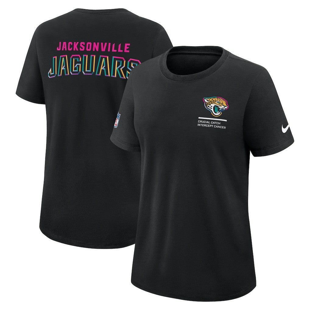 Jacksonville Jaguars Women's 2025 NFL Crucial Catch Tri-Blend Dri-FIT T-Shirt | NFL Sale