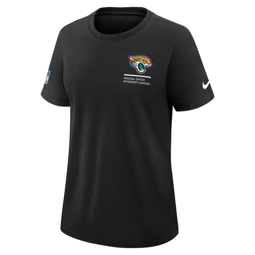Jacksonville Jaguars Women's 2025 NFL Crucial Catch Tri-Blend Dri-FIT T-Shirt | NFL Sale