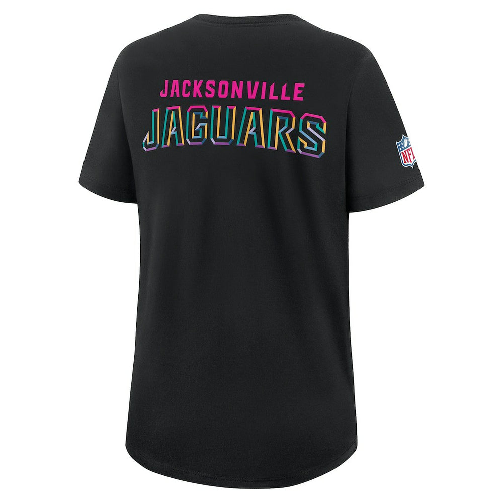 Jacksonville Jaguars Women's 2025 NFL Crucial Catch Tri-Blend Dri-FIT T-Shirt | NFL Sale