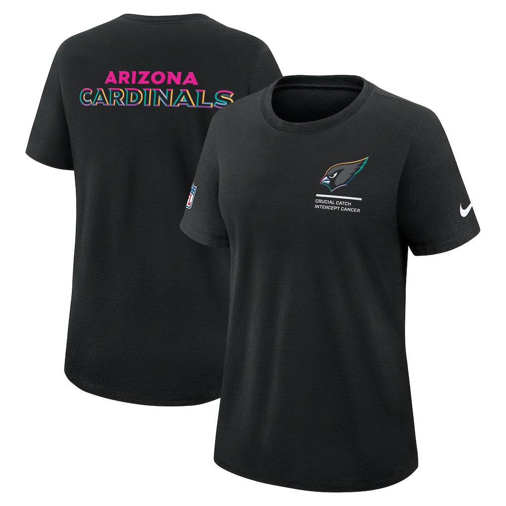 Arizona Cardinals Women's 2025 NFL Crucial Catch Tri-Blend Dri-FIT T-Shirt | NFL Hot