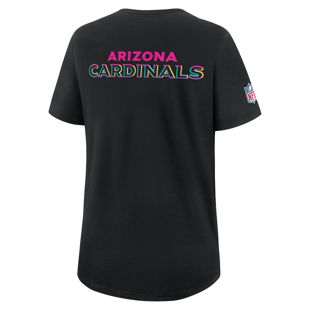 Arizona Cardinals Women's 2025 NFL Crucial Catch Tri-Blend Dri-FIT T-Shirt | NFL Hot