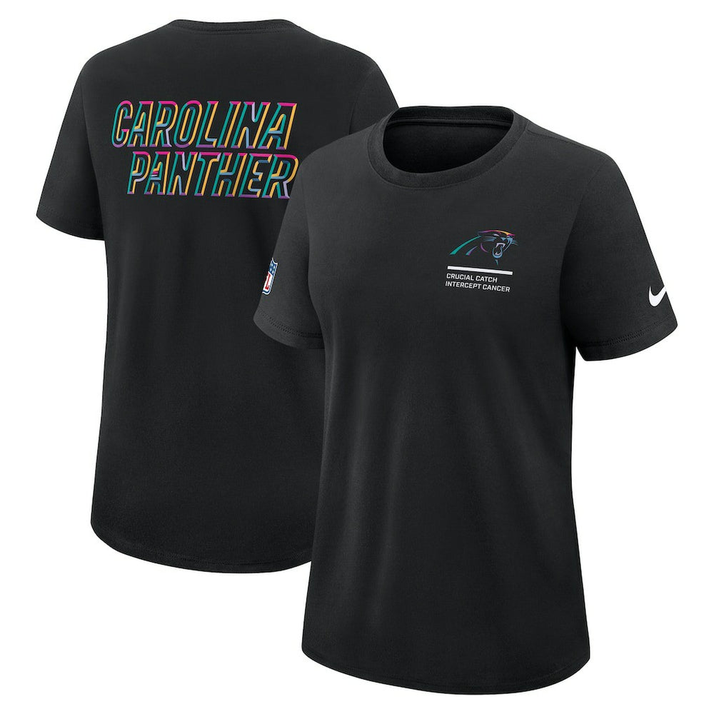 Carolina Panthers Women's 2025 NFL Crucial Catch Tri-Blend Dri-FIT T-Shirt | NFL New