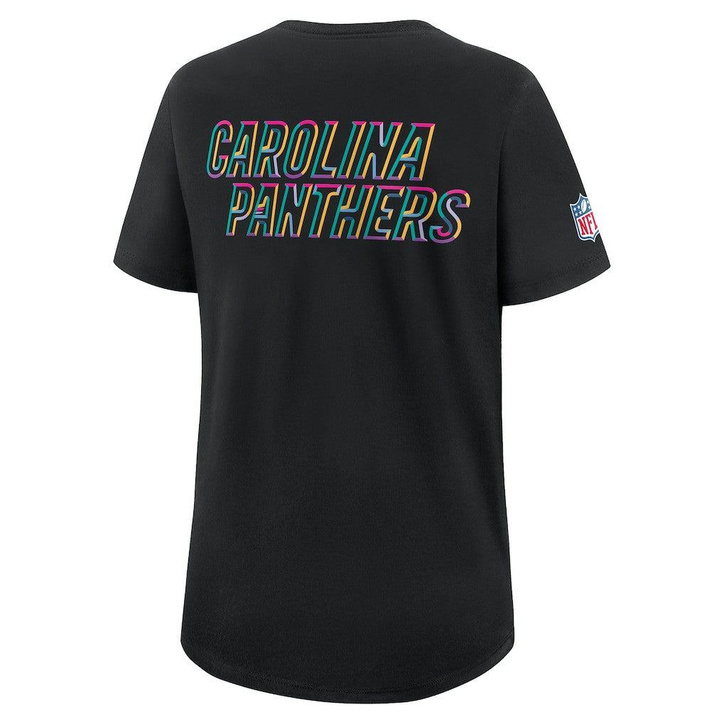 Carolina Panthers Women's 2025 NFL Crucial Catch Tri-Blend Dri-FIT T-Shirt | NFL New