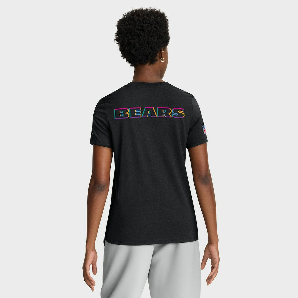 Chicago Bears Women's 2025 NFL Crucial Catch Tri-Blend Dri-FIT T-Shirt | NFL Hot