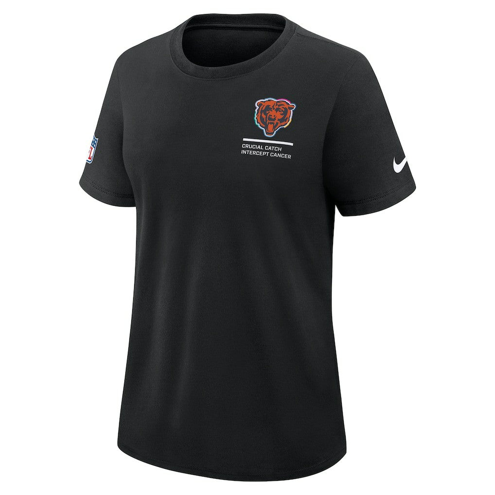 Chicago Bears Women's 2025 NFL Crucial Catch Tri-Blend Dri-FIT T-Shirt | NFL Hot