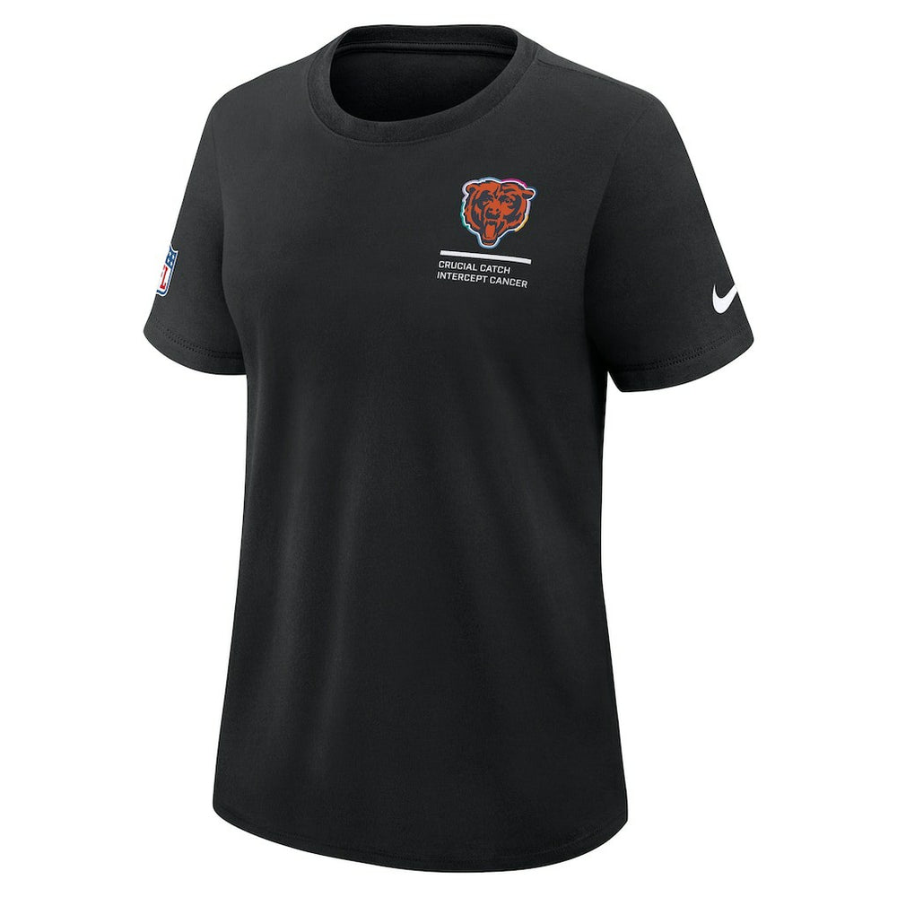 Chicago Bears Women's 2025 NFL Crucial Catch Tri-Blend Dri-FIT T-Shirt | NFL Hot