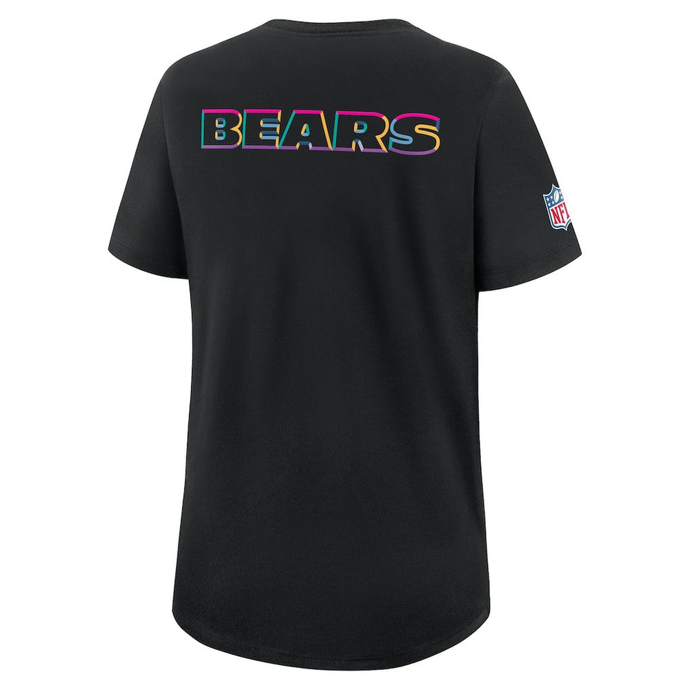 Chicago Bears Women's 2025 NFL Crucial Catch Tri-Blend Dri-FIT T-Shirt | NFL Hot