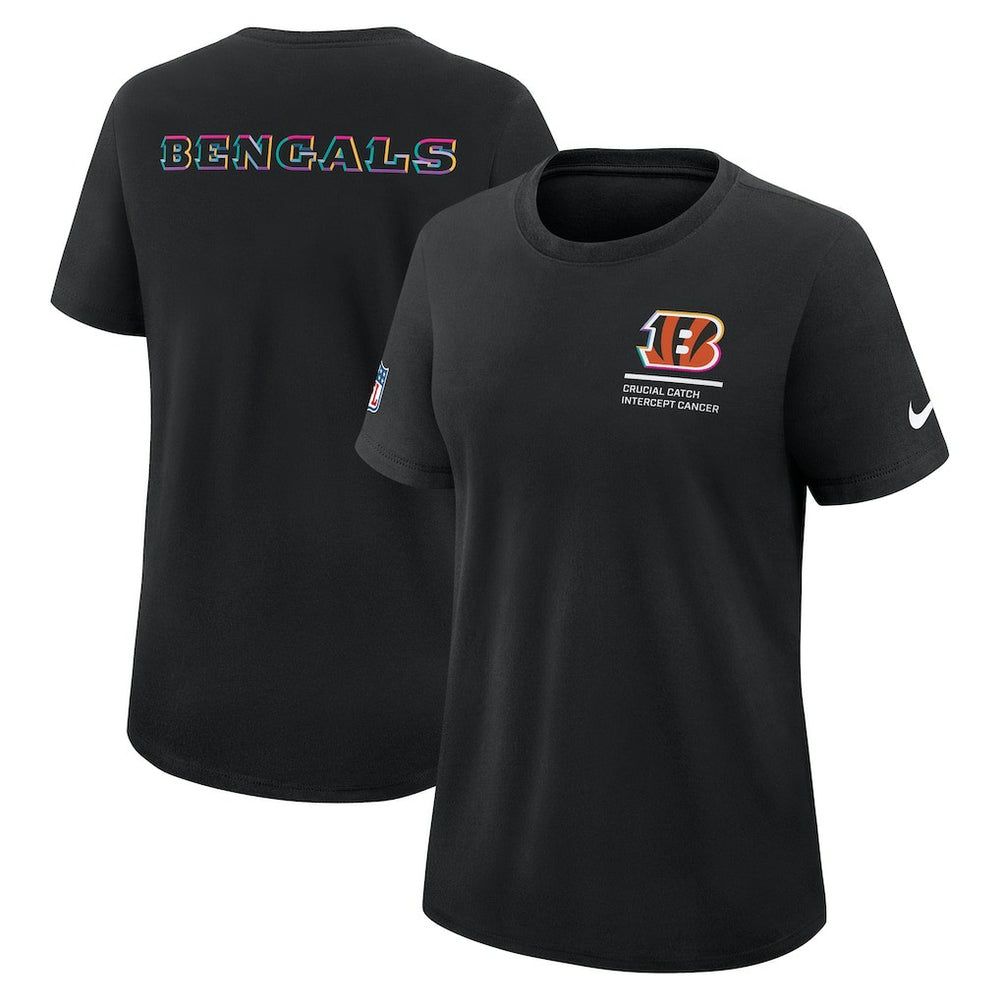 Cincinnati Bengals Women's 2025 NFL Crucial Catch Tri-Blend Dri-FIT T-Shirt | NFL Discount