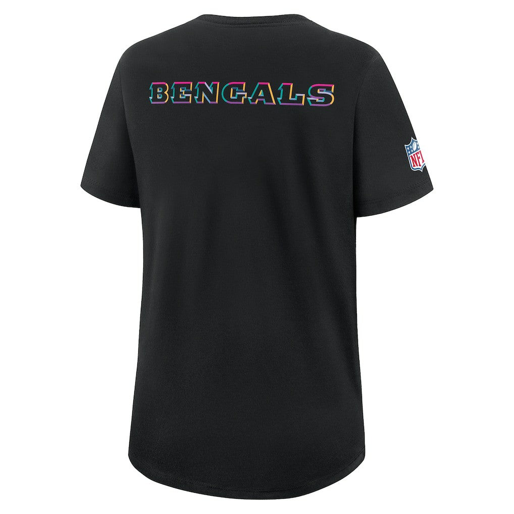 Cincinnati Bengals Women's 2025 NFL Crucial Catch Tri-Blend Dri-FIT T-Shirt | NFL Discount