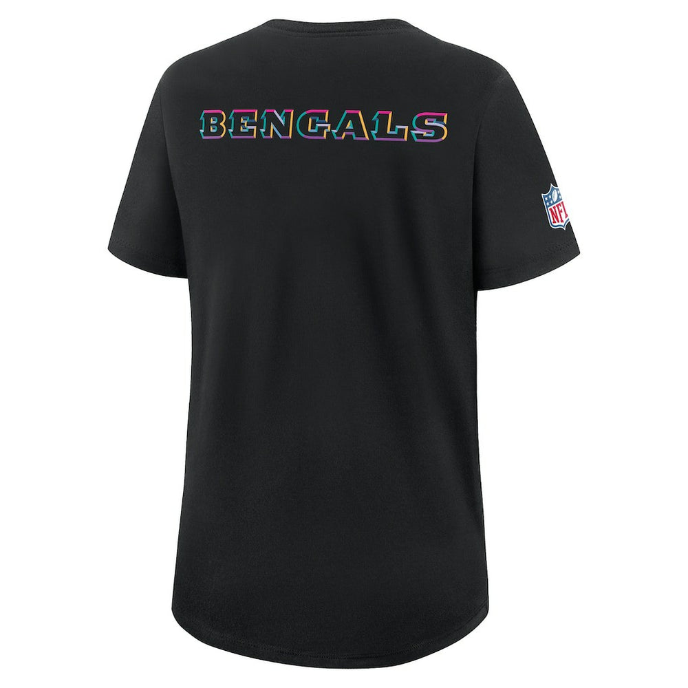 Cincinnati Bengals Women's 2025 NFL Crucial Catch Tri-Blend Dri-FIT T-Shirt | NFL Discount
