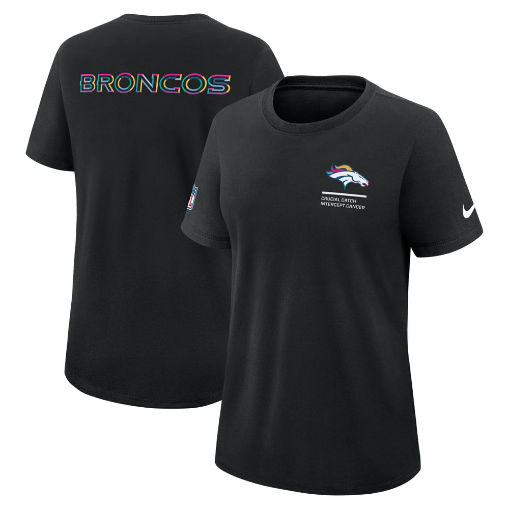 Denver Broncos Women's 2025 NFL Crucial Catch Tri-Blend Dri-FIT T-Shirt | NFL Online