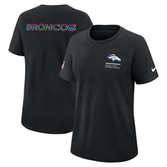 Denver Broncos Women's 2025 NFL Crucial Catch Tri-Blend Dri-FIT T-Shirt | NFL Online