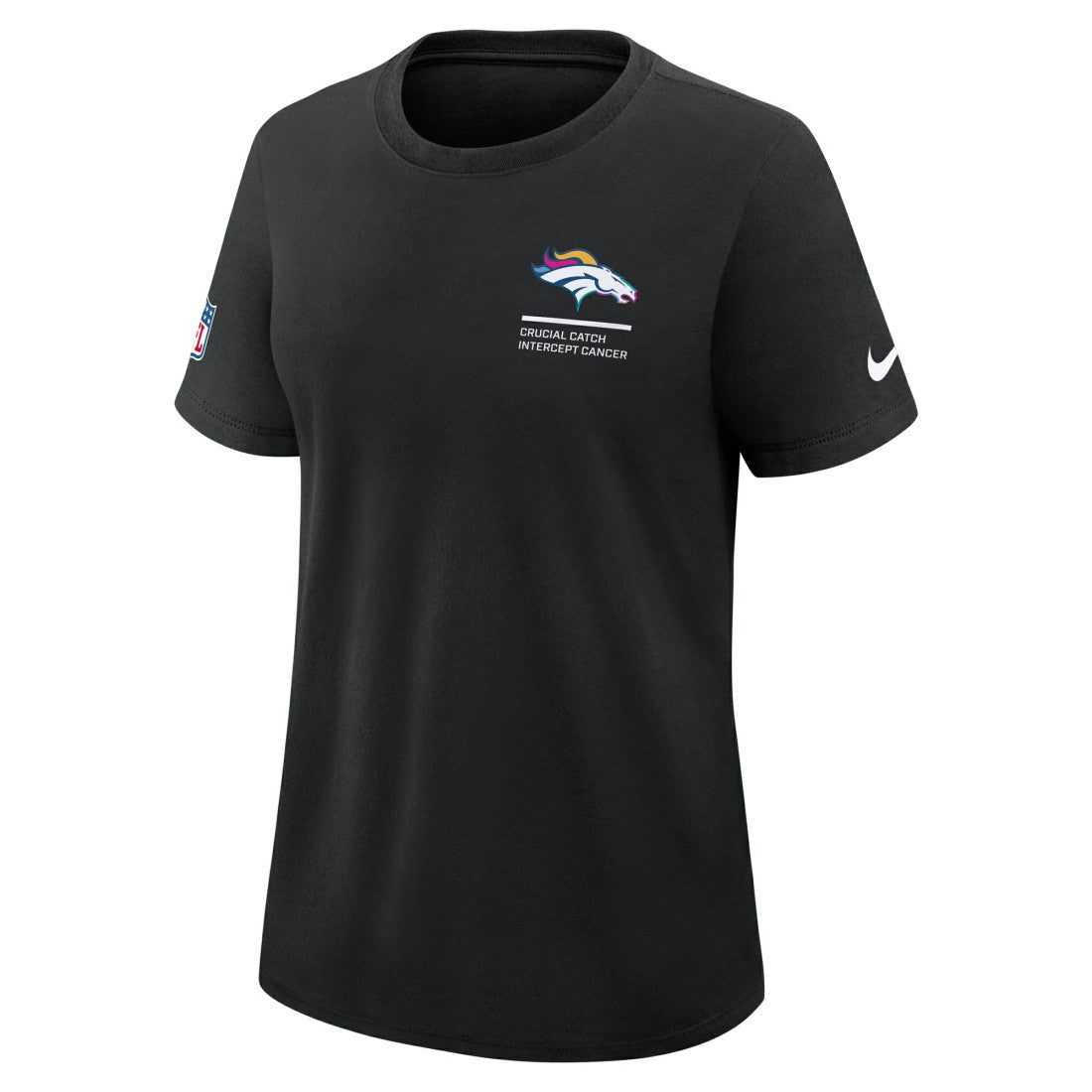 Denver Broncos Women's 2025 NFL Crucial Catch Tri-Blend Dri-FIT T-Shirt | NFL Online