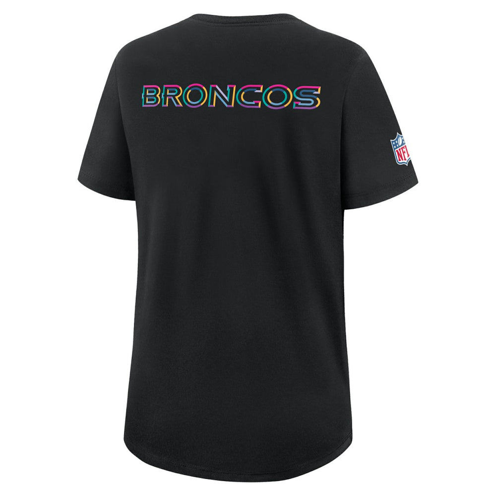 Denver Broncos Women's 2025 NFL Crucial Catch Tri-Blend Dri-FIT T-Shirt | NFL Online