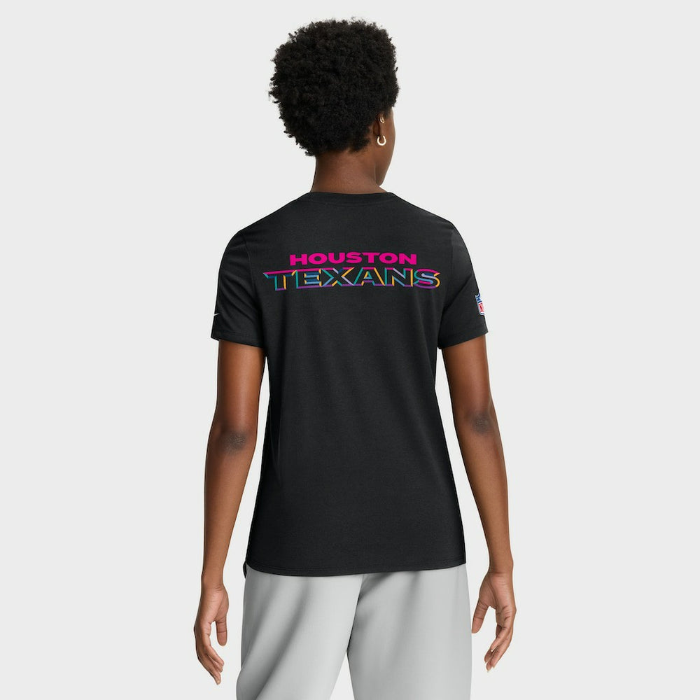 Houston Texans Women's 2025 NFL Crucial Catch Tri-Blend Dri-FIT T-Shirt | NFL On sale