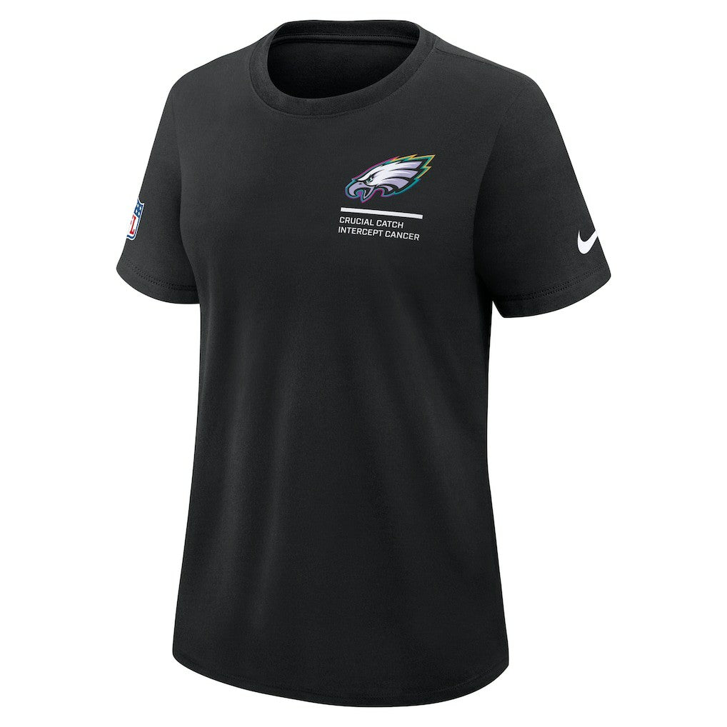 Philadelphia Eagles Women's 2025 NFL Crucial Catch Tri-Blend Dri-FIT T-Shirt | NFL Discount