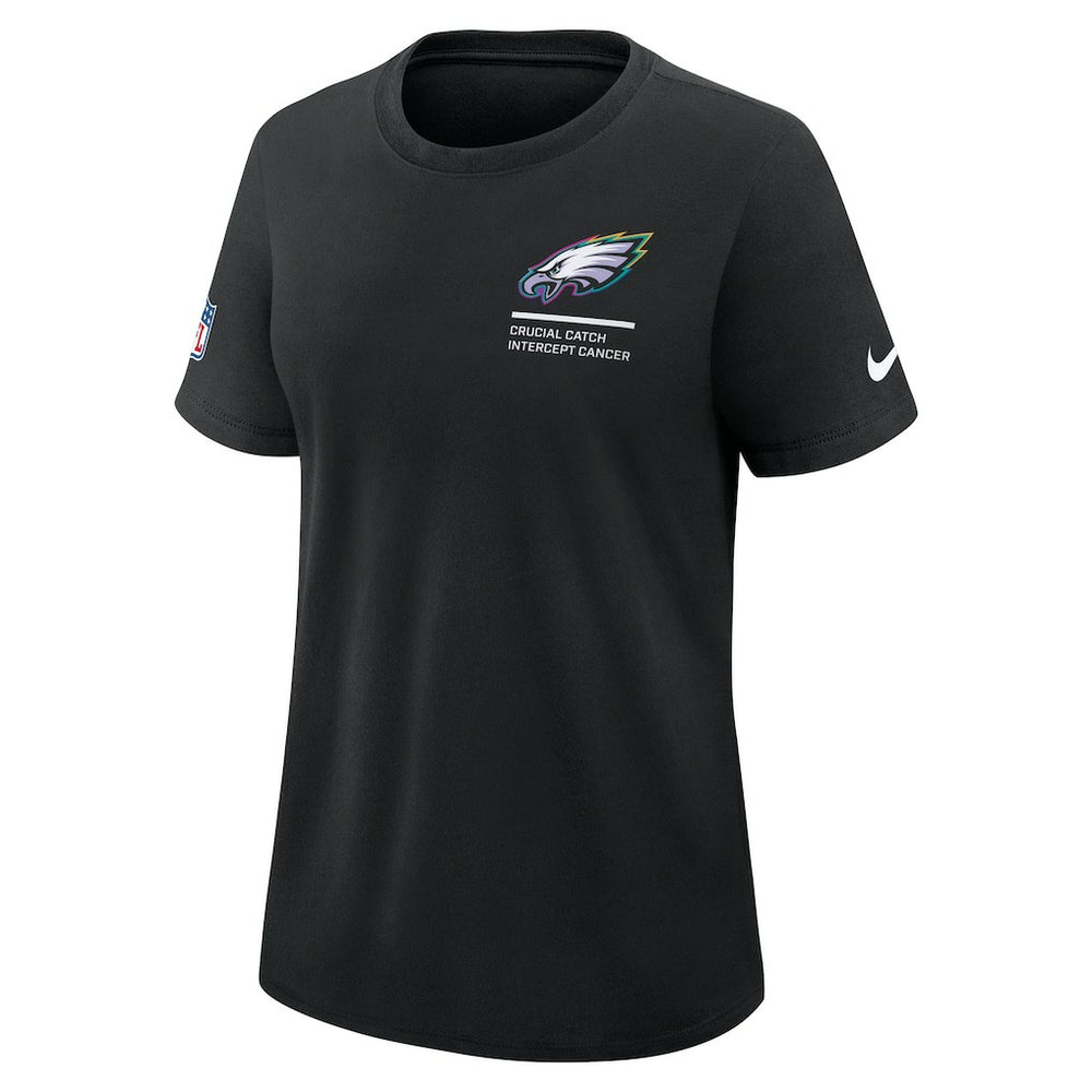 Philadelphia Eagles Women's 2025 NFL Crucial Catch Tri-Blend Dri-FIT T-Shirt | NFL Discount