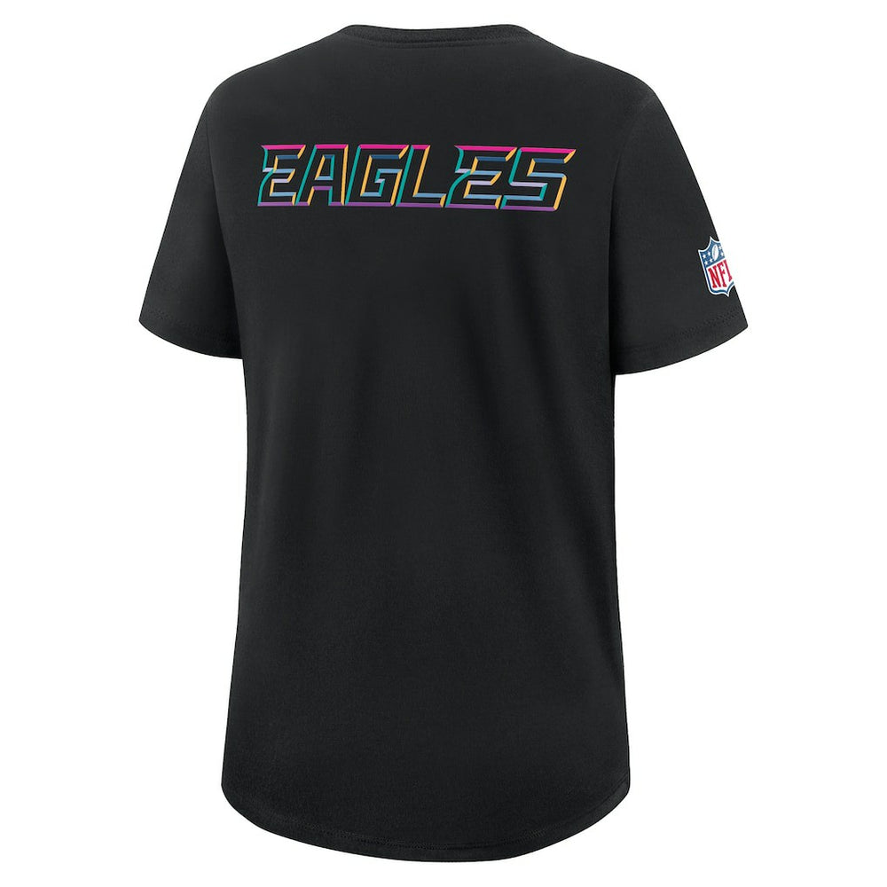 Philadelphia Eagles Women's 2025 NFL Crucial Catch Tri-Blend Dri-FIT T-Shirt | NFL Discount