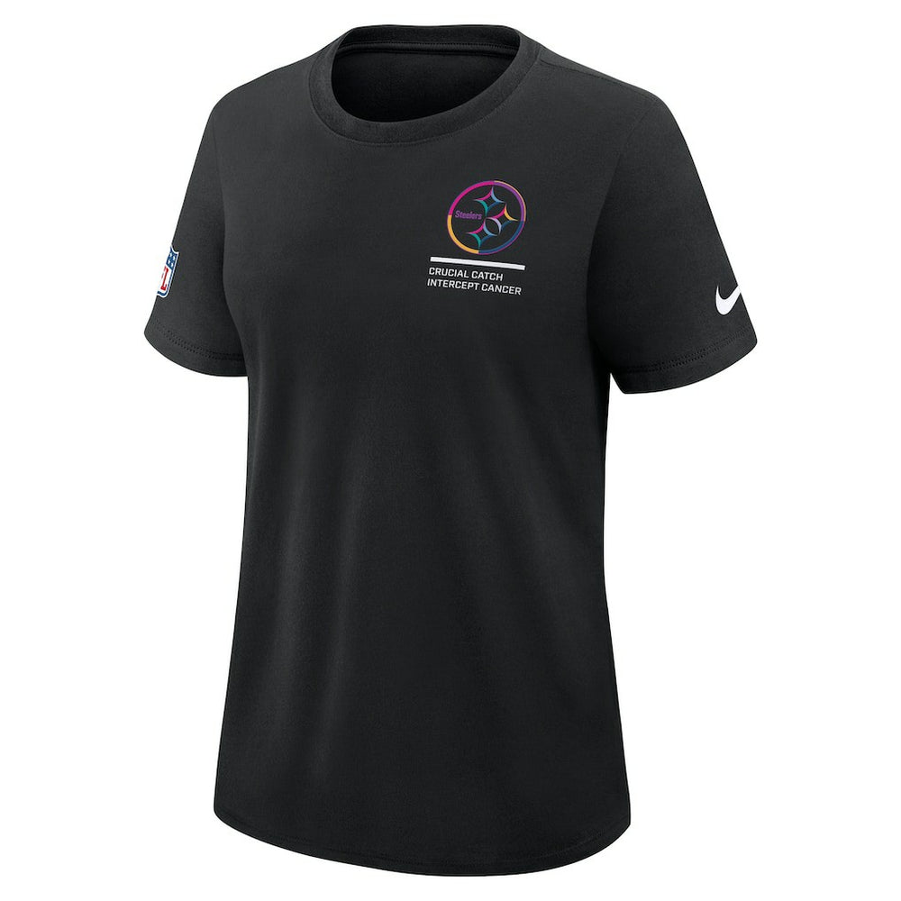 Pittsburgh Steelers Women's 2025 NFL Crucial Catch Tri-Blend Dri-FIT T-Shirt | NFL Sale