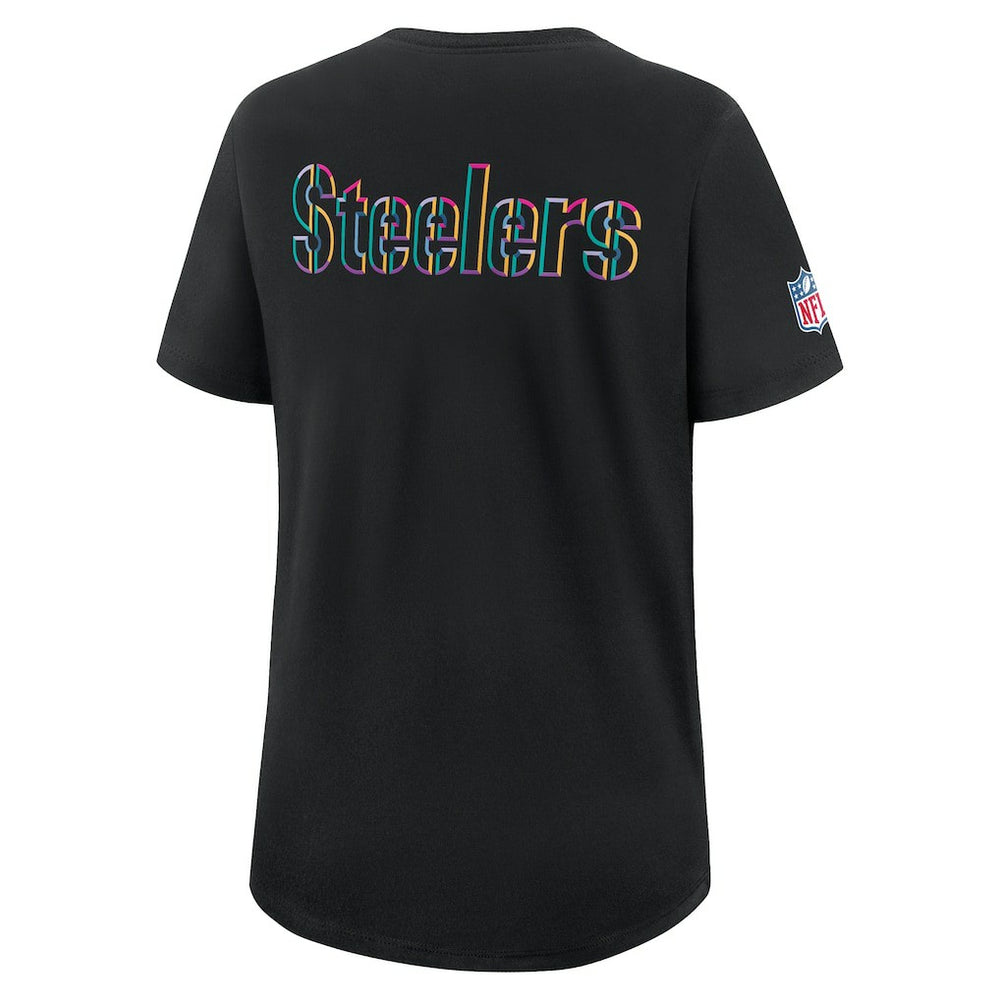 Pittsburgh Steelers Women's 2025 NFL Crucial Catch Tri-Blend Dri-FIT T-Shirt | NFL Sale