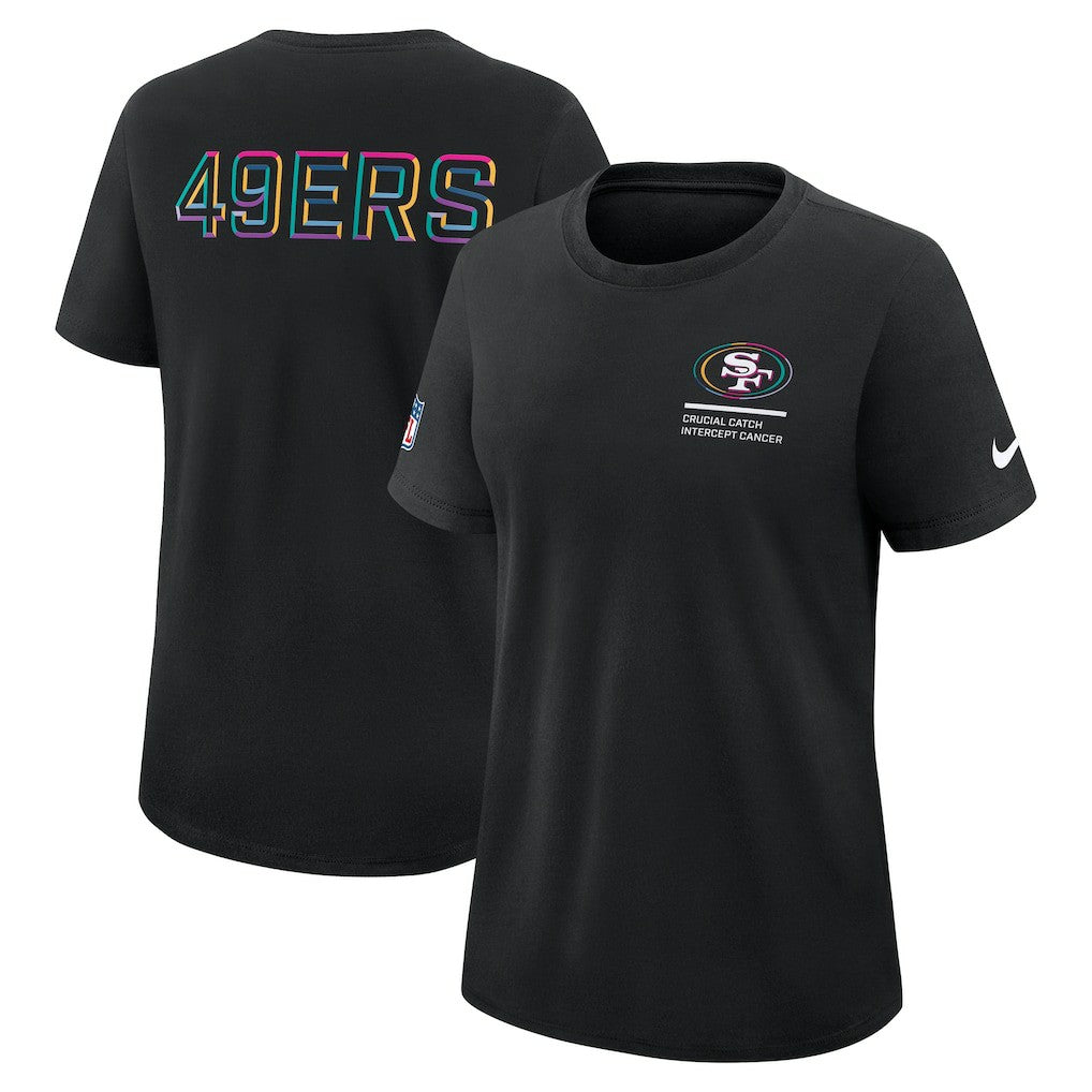 San Francisco 49ers Women's 2025 NFL Crucial Catch Tri-Blend Dri-FIT T-Shirt | NFL Near me