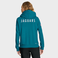 Jacksonville Jaguars Women's Throwback Sideline Standard Issue Dri-FIT Hoodie | NFL Discount