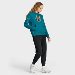 Jacksonville Jaguars Women's Throwback Sideline Standard Issue Dri-FIT Hoodie | NFL Discount