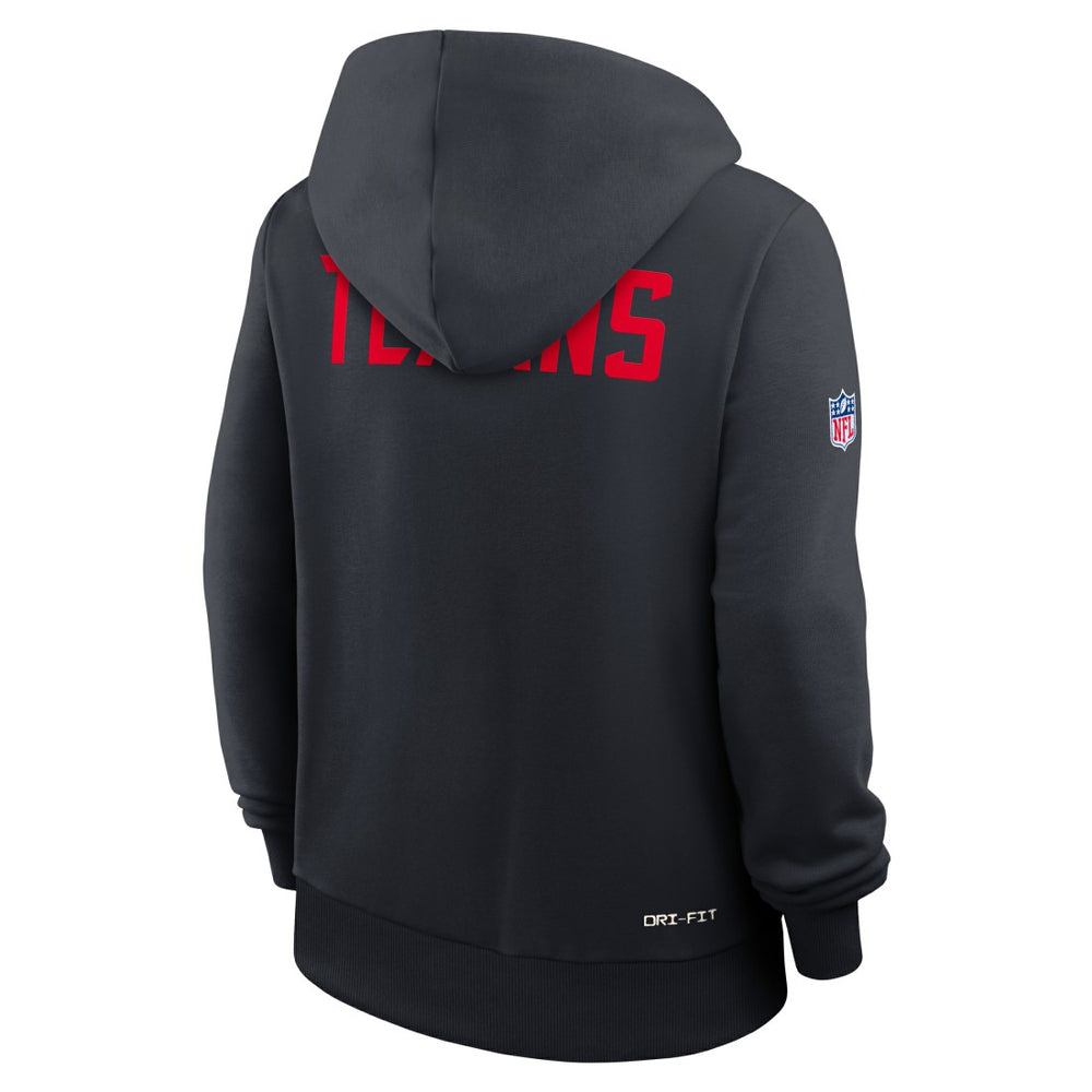 Houston Texans Women's Throwback Sideline Standard Issue Dri-FIT Hoodie | NFL Discount