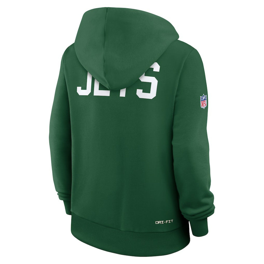 New York Jets Women's Throwback Sideline Standard Issue Dri-FIT Hoodie | NFL Online