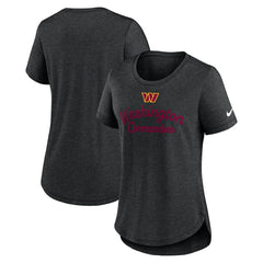 Washington Commanders Women's Script Tri-Blend T-Shirt | NFL Online
