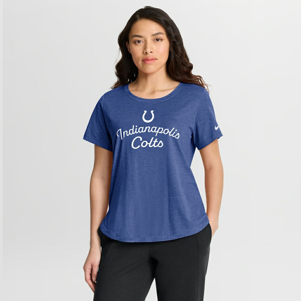 Indianapolis Colts Women's Script Tri-Blend T-Shirt | NFL Sale