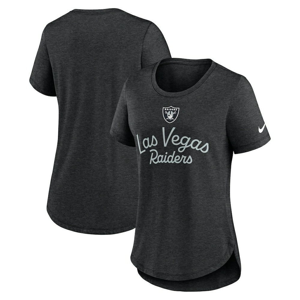 Las Vegas Raiders Women's Script Tri-Blend T-Shirt | NFL Hot