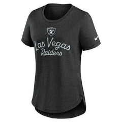 Las Vegas Raiders Women's Script Tri-Blend T-Shirt | NFL Hot