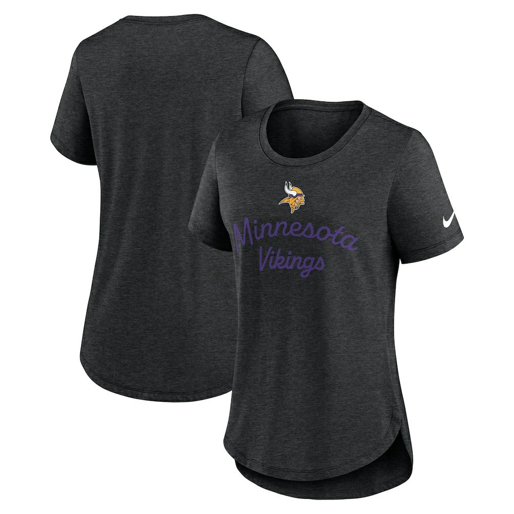 Minnesota Vikings Women's Script Tri-Blend T-Shirt | NFL Near me