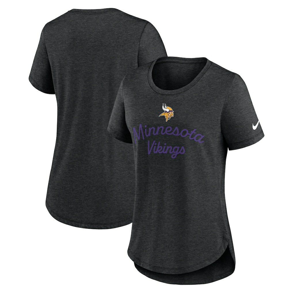 Minnesota Vikings Women's Script Tri-Blend T-Shirt | NFL Near me