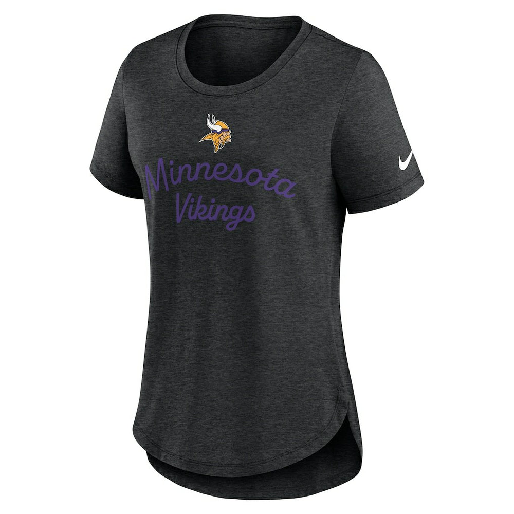 Minnesota Vikings Women's Script Tri-Blend T-Shirt | NFL Near me